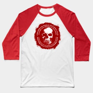 No One Lives Forever - Red Baseball T-Shirt